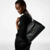 Bolso mediano de hombro Tara de piel natural