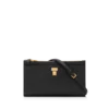 Bolso mini con candado de piel natural con correa