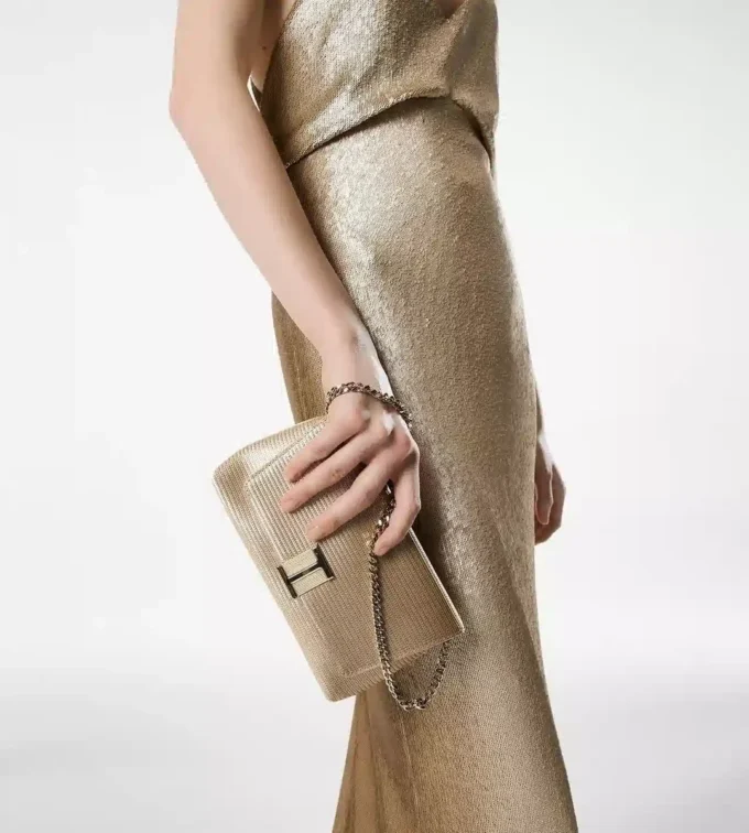 Bolso mini Nobile con bordado de lentejuelas
