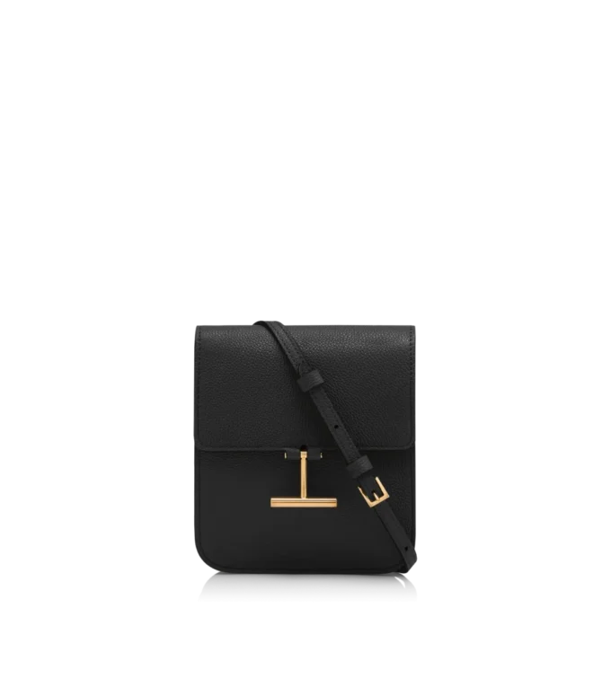 Bolso mini Tara de piel granulada con correa Bolso mini Tara de piel granulada con correa