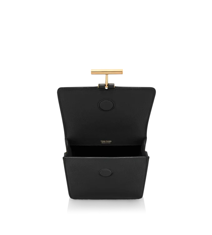 Bolso mini Tara de piel granulada con correa Bolso mini Tara de piel granulada con correa
