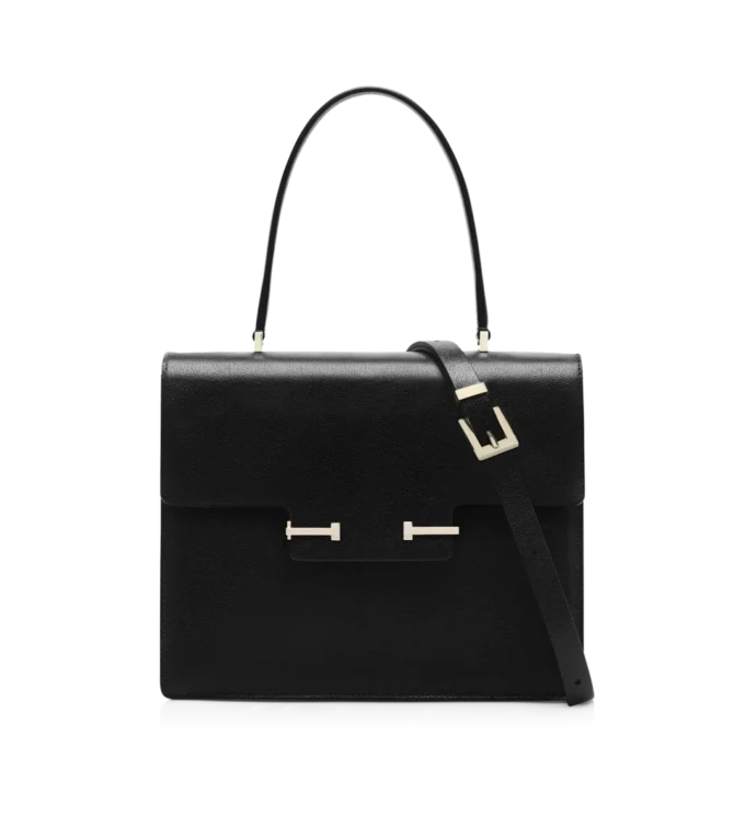 Bolso pequeño con asa superior Aube de piel flexible Bolso pequeño con asa superior Aube de piel flexible