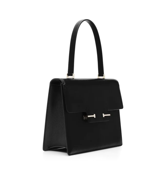 Bolso pequeño con asa superior Aube de piel flexible Bolso pequeño con asa superior Aube de piel flexible
