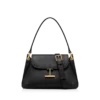 Bolso pequeño de hombro Tara de piel natural granulada