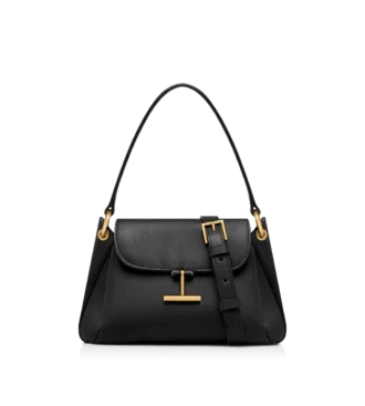 Bolso pequeño de hombro Tara de piel natural granulada