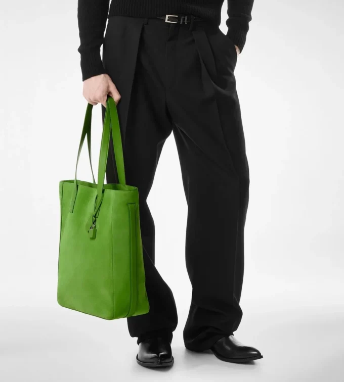 Bolso tote North South de ante de cachemira Bolso tote North South de ante de cachemira
