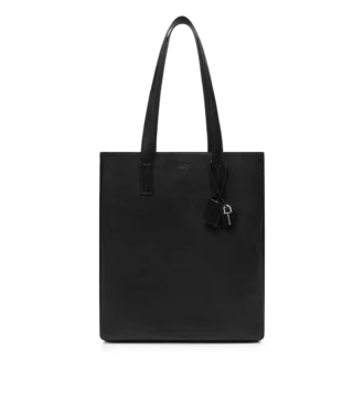 Bolso tote North South de piel natural