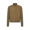 Bomber de nubuck con frente de merino Bomber de nubuck con frente de merino
