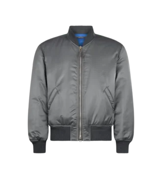 Bomber de satén de seda