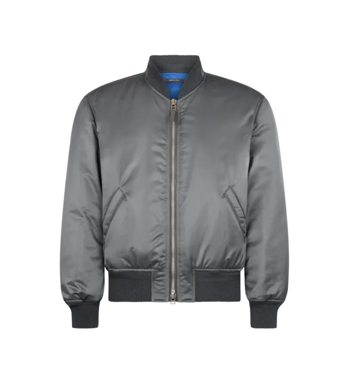 Bomber de satén de seda Bomber de satén de seda