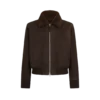 Bomber de vuelo de nubuck y piel de oveja Bomber de vuelo de nubuck y piel de oveja