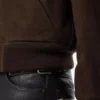 Bomber de vuelo de nubuck y piel de oveja Bomber de vuelo de nubuck y piel de oveja