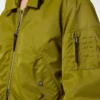 Bomber de vuelo de nylon satinado Bomber de vuelo de nylon satinado