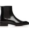 Botas Chelsea con puntera de cuero Gianni