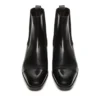 Botas Chelsea con puntera de cuero Gianni