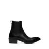 Botas Chelsea de piel bruñida Botas Chelsea de piel bruñida