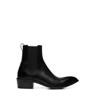 Botas Chelsea de piel bruñida