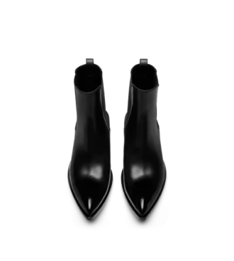 Botas Chelsea de piel bruñida