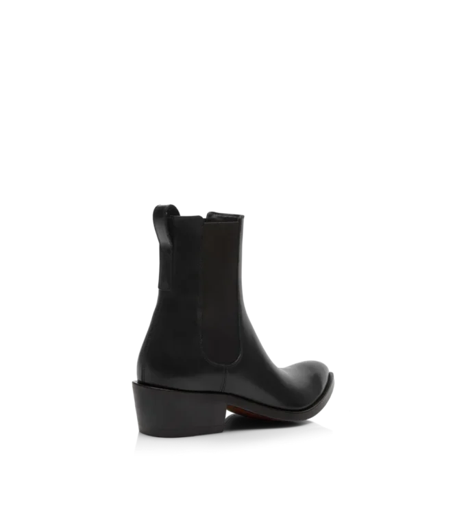 Botas Chelsea de piel bruñida