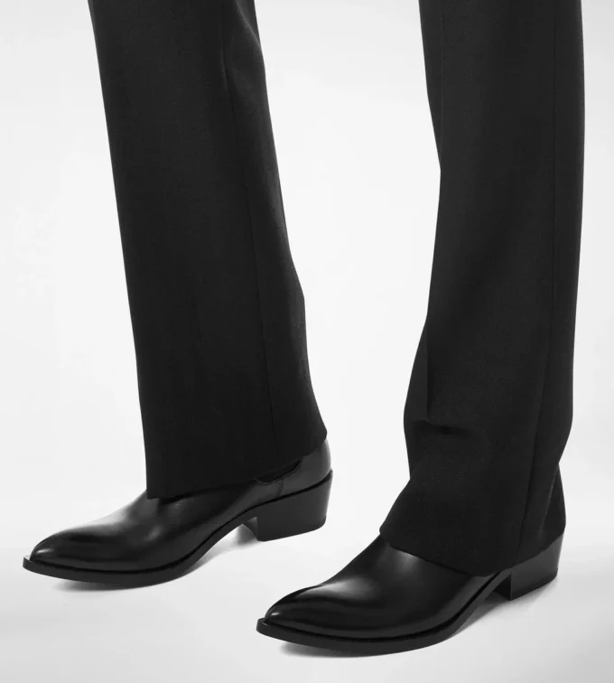 Botas Chelsea de piel bruñida