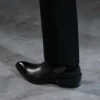 Botas Chelsea de piel bruñida