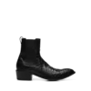 Botas Chelsea de pitón estampadas mate Botas Chelsea de pitón estampadas mate