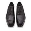 Botas con cordones Edgar Brogue de cuero bruñido
