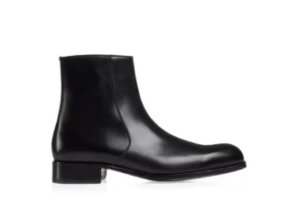 Botas con cremallera Edgar de piel pulida