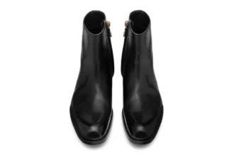 Botas con cremallera Edgar de piel pulida