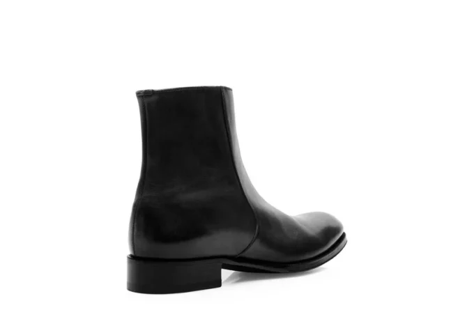 Botas con cremallera Edgar de piel pulida Botas con cremallera Edgar de piel pulida