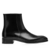 Botas con cremallera Elkan de piel pulida