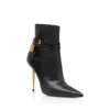 Botines de cuero con candado