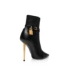 Botines de cuero con candado