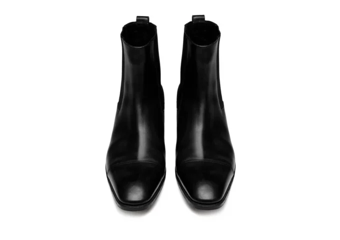 Botines Gianni de cuero bruñido Botines Gianni de cuero bruñido