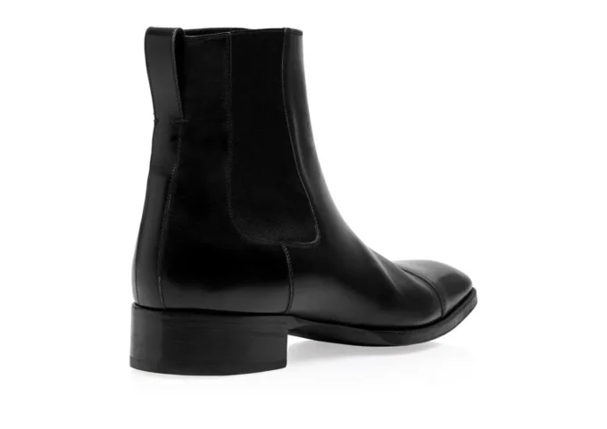 Botines Gianni de cuero bruñido Botines Gianni de cuero bruñido