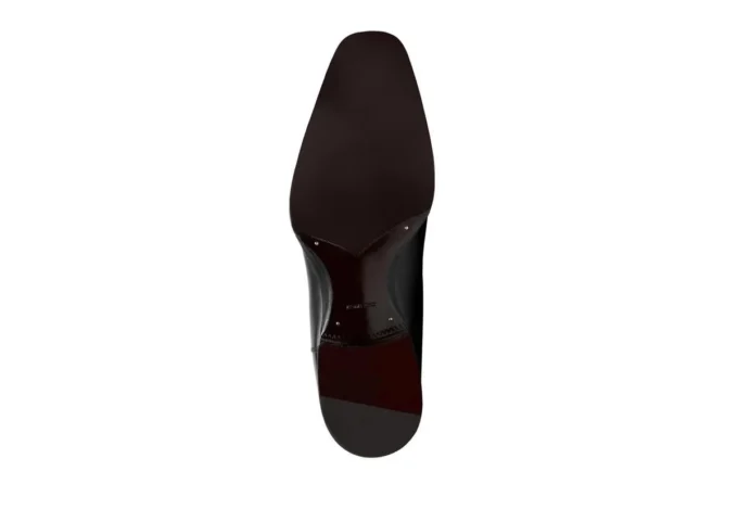 Botines Gianni de cuero bruñido Botines Gianni de cuero bruñido