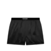 Boxers de satén de seda elástico