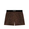 Boxers de seda con estampado de guepardo Boxers de seda con estampado de guepardo