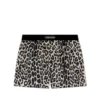 Boxers de seda Snow Leopard