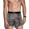 Boxers de seda Snow Leopard
