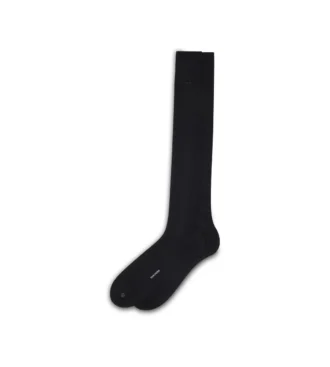 Calcetines de algodón con diseño en espiga