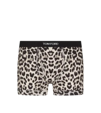 Calzoncillos bóxer de algodón Snow Leopard