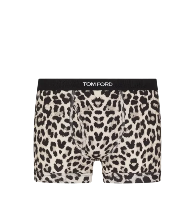 Calzoncillos bóxer de algodón Snow Leopard