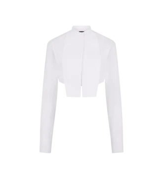 Camisa corta de voile de algodón