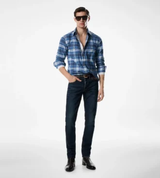 Camisa de cuadros western