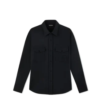 Camisa de mezcla de seda y algodón