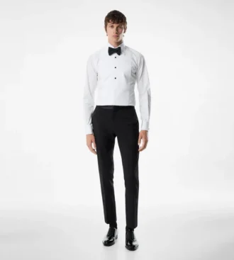Camisa de noche slim fit de popelín