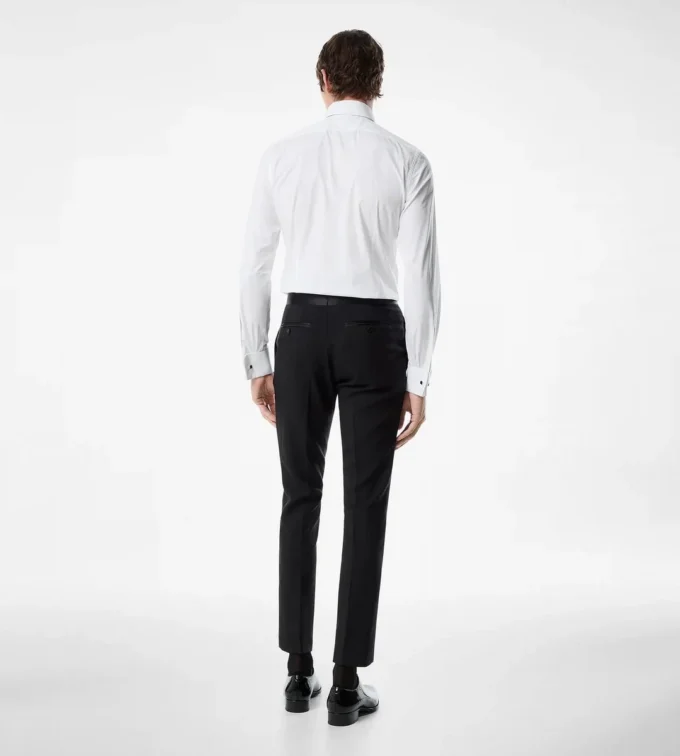 Camisa de noche slim fit de popelín
