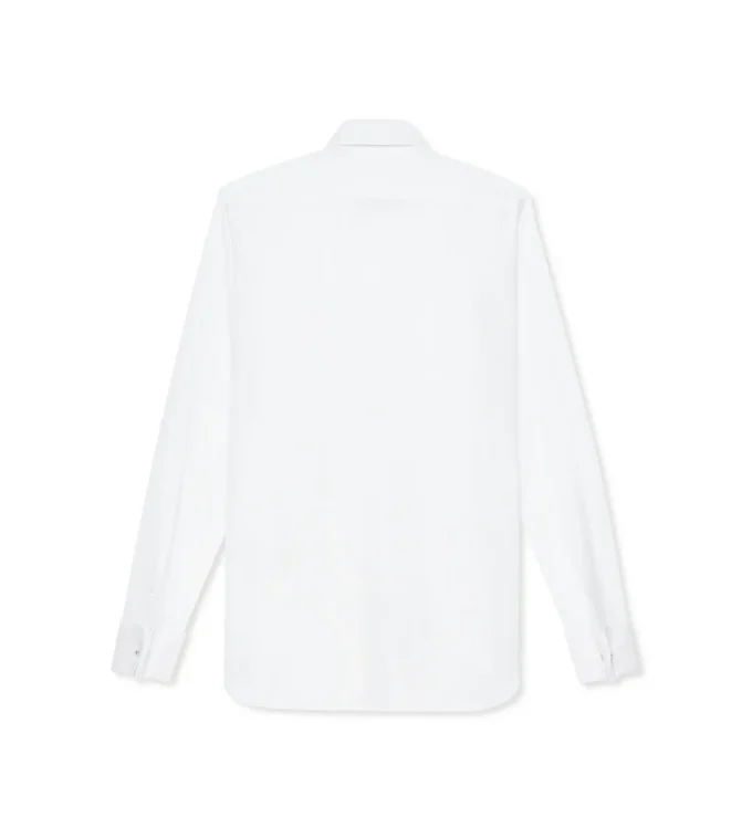 Camisa de popelín de corte clásico para la noche Camisa de popelín de corte clásico para la noche