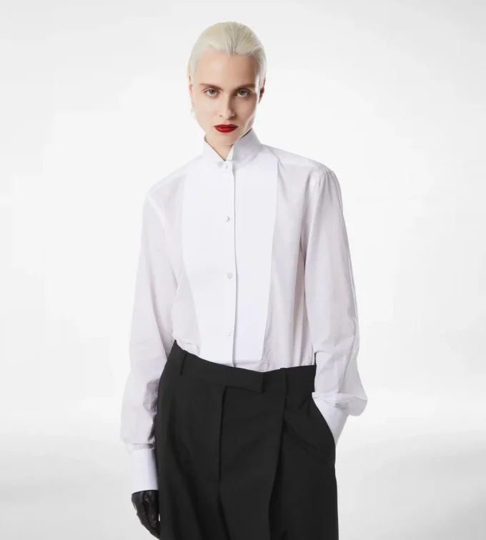 Camisa de voile de algodón